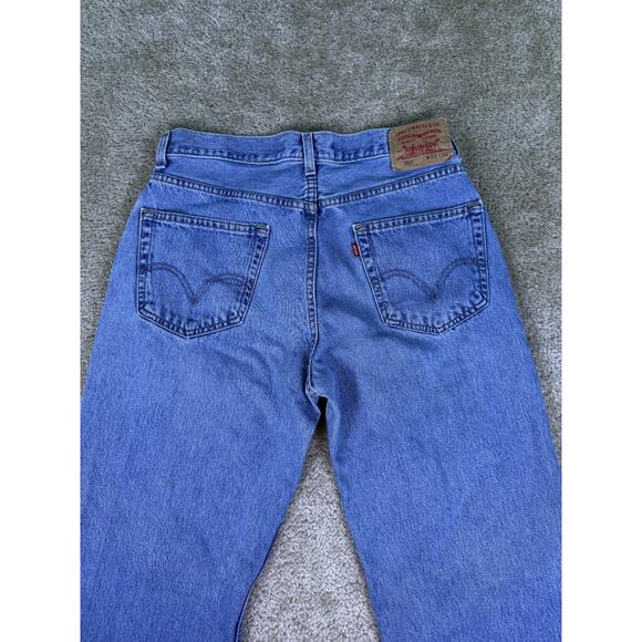 Levi's Men's Straight Jeans - Light Blue - Picture 6 of 14